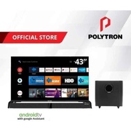 TV LED POLYTRON PLD 43BAG9953 43 INCH SOUNDBAR ANDROID TV