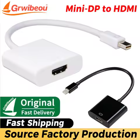 Mini DP To HDMI-compatible Converter Cable Mini DisplayPort Male To HDMI-compatible Adapter for Appl