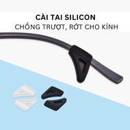[ 2 Sets ] Silicone anti-slip glasses ear clips Safe for skin High durability No toxic E13