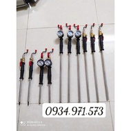 Crank Tire Pump, 2-Headed Tire Pump, Tire Pump With Clock