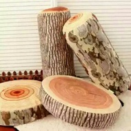 2/2 Delivery The Next Day ️ Taiwan Shipment Simulation Wood Cushion Grain Anti-Real Pillow lucy89