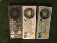 現貨3色日本🇯🇵直送Rhythm 3 way Silky Wind Mobile 3.1 手提/勾掛/座枱式靜音USB充電式風扇2024