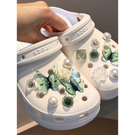 2025 New Style Adapt to crocs crocs Shoe Accessories crocs Shoe Flower Accessories Decorative Shoe B