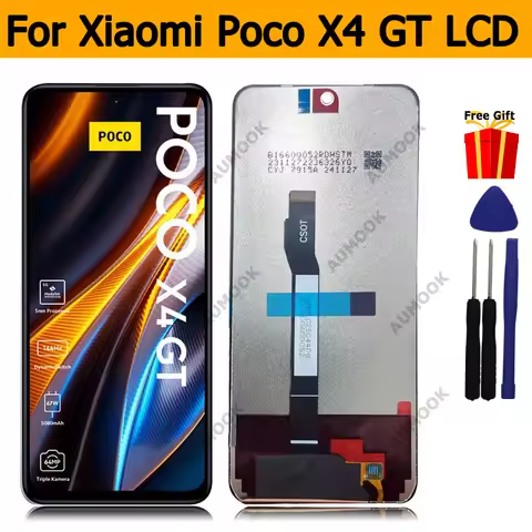 6.6" for Xiaomi POCO X4 GT 22041216G LCD Display Touch Screen Digitizer Assembly Replacement for POC