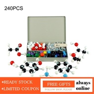 alwaysonline 240 pcs Molecular Structure Models School Teaching Instruments