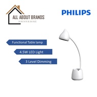 Philips 4.5W Functional LED Table Lamp | 3 modes of lighting - 3000K - 4000K - 5700K