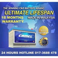 [ Free Installation ] Camel Plus 115D31L | NX120-7L | N70ZL | Car Battery Hilux FortunRanger Triton 
