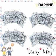 DAPHNE 10 pieces/20 pieces Bridge Mapping Sticker, 3*3cm Diamond Grade Reflective Film Reflective Sheet, Compact Square White Fashion Tunnel Survey Outdoor