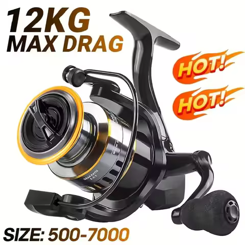 Fishing accessorHE Spinning Reels Ultralight Metal 5.2:1 Gear Ratio 1000-7000 Saltwater Or Freshwate