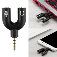 COLOKAN JACK PENYAMBUNG SPLITTER MIC DAN SPEAKER EARPHONE HEADSET KECIL 2 LUBANG