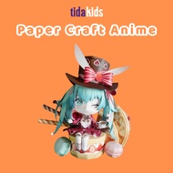 Paper Craft Anime – PDF File, DIY Anime Paper Model, Scan QR to Download Immediately