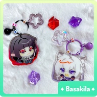 [ 9 MODELS ] Zenless Zone Zero Glitter Epoxy Keychain 6cm