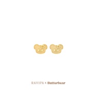 RAVIPA x Butterbear - Golden Gold Studs - ต่างหู