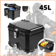 Aluminium Box Motor Box Belakang 45L Trax Motosikal Coocase Box Top Box Givi LC135 Y15 Waterproof Sa