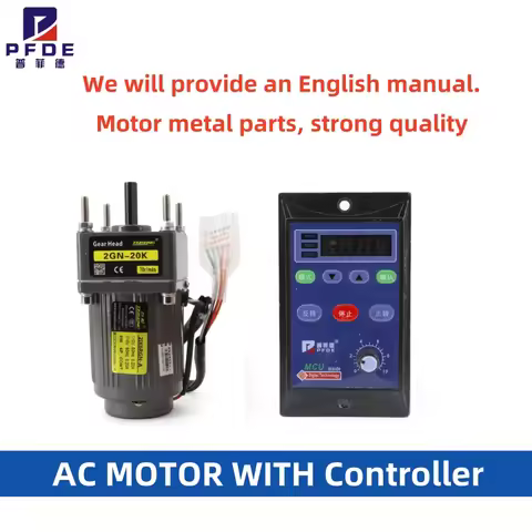 6W 220V/110V AC Gear Reducer Motor 6.9RPM-415RPM 2IK6GN-C 2GN with UX-52 Digital Speed Governor CW C