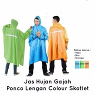 Jas Hujan Dewasa Ponco Lengan Colour Ibex Jas Hujan Ponco Lengan Colour Ibex Ponco Murah Terlaris Ke