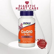 Diabetic Heart Care | NOW Supplements, CoQ10 100 mg, Pharmaceutical Grade, Cardiovascular Health
