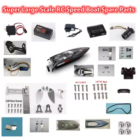 UDI903 PRO UDI022 Super Large Scale RC Speed Boat Spaer Parts//Cover/Propeller/Brushless Motor/Steer