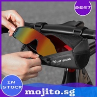 1L Bike Handlebar Bag Bike Front Frame Bag Multifunction for Mountain Road Bikes