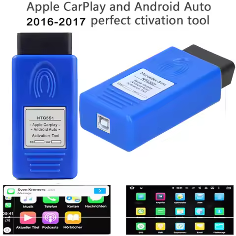 For Apple iPhone and Android CarPlay NTG5S1 Car OBD Activator Auto Activation Tool for Mercedes benz