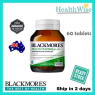 [AUSTRALIA] BLACKMORES Multivitamin For Men 60 Tablets with Milk Thistle, Ginkgo, Folate, Calcium, V