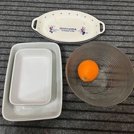 圖一全部五十蚊帶走！蒸魚碟、沙拉玻璃碗、焗爐專用器皿 陶瓷 ikea、迪斯尼出品