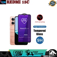 TEMPERED GLASS BLUE REDMI 15C 4G 5G SCREEN PROTECTOR