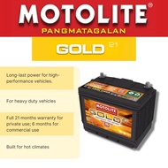 ●┇☈Motolite Gold Maintenance Free Car Battery NS60/ B24 (21 Months Warranty)