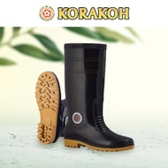 [GoWalk_Shoes]KORAKOH R 7000 Multi-Purpose Series Unisex High-Cut PVC Rain Boots With Lining/Water B
