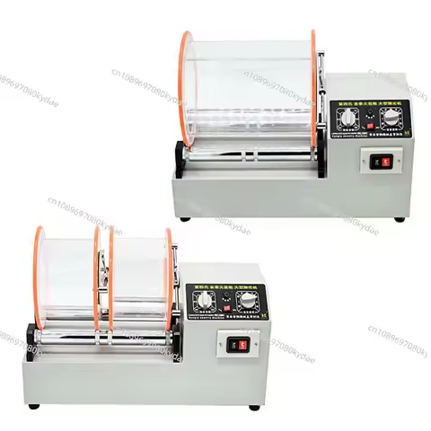Rotary Tumbler 11KG Capacity Polishing Machine, Jewelry Making Tools Gold Burnishing Tumbler Drum Ro