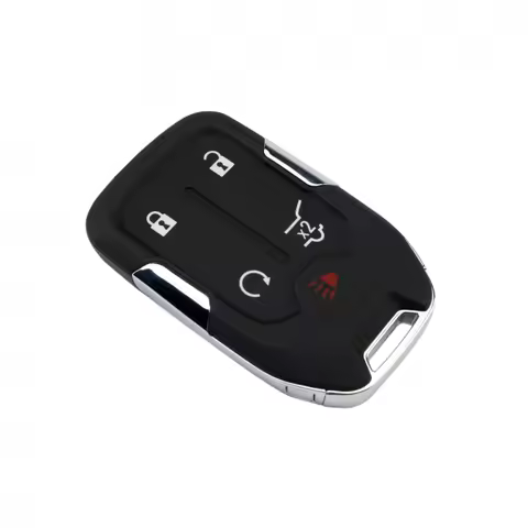 DUDELY Car Remote Key Fob Shell Case Cover Fit For GMC Sierra Chevrolet Silverado 1500 2500 3500 202