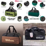 Wilson Tennis Bag 2024 New Style BLADE V9 Handbag Large Capacity Tennis Racket Clothing Bag