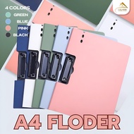 A4 horizontal clip hard shell file folder fastening clipboard folder file organization storage