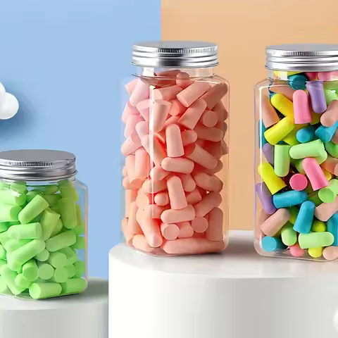 Sleep Earplugs - High-Performance Noise Cancelling, Snore Blocker, Custom Fit - Reusable, Premium Qu