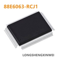 SHDJ-1PCS 88E6063 RCJ1 88E6063 QFP128 New Ethernet Chip