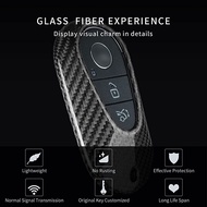 Mercedes benz key casing carbon key case cover