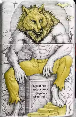 LXF inlay tech double 3D relief oil lighter art collect