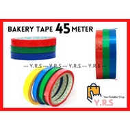 Bakery Tape/Tape Roti/Seal Tape/Pack Vegetable/Seal Bag/Tape Pack Sayur/Bag Sealer Tape/Neck Sealer 
