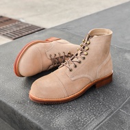 Ami Khaki American Niche 8111 Overall Boots Retro High-Top Martin Boots Casual Large Size Men's Boot