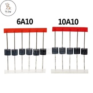 DC 20PCS 10A10 6A10 6A 10.0 AMP SILICON RECTIFIERS Rectifier Diode 10A 1000V R-6 Straight Plug