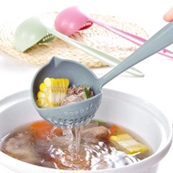 創意大湯勺大勺子火鍋漏勺小麥秸稈健康撈勺盛湯大勺子家用大湯勺