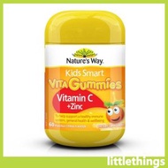 Nature's Way - 兒童維生素C+鋅軟糖 （EXP 2027年）60粒 [平行進口] *不同包裝版本可能隨機出貨*