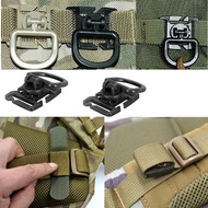 Outdoor carabiner D clip Molle webbing EDC connection shackle buckle backpack mountaineering hiking 