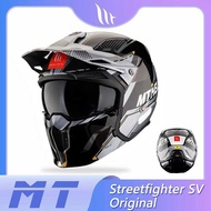 MT Modular Motorcycle Helmet Streetfighter SV Motocross Racing Helmets Removable Motorcycles Dual Le