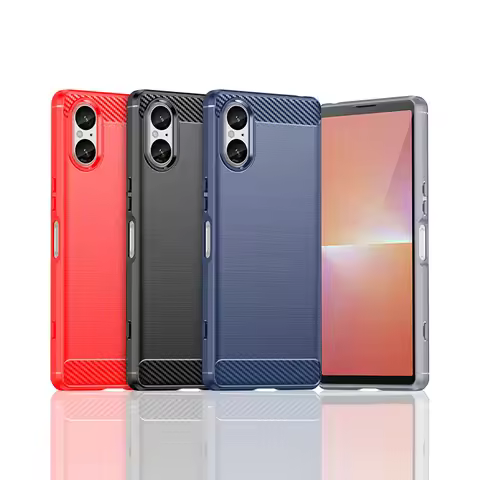 For Sony Xperia 5 V Case Sony Xperia 5 V Cover Soft Silicone Bumper Shield Protective Back Phone Cas