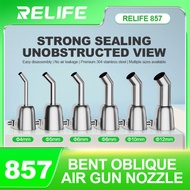 RELIFE 861/857/858 Series Curved Air Gun Nozzle 5mm/6mm/8mm/10mm/12mm Even Heating for 2008/8586D+/8
