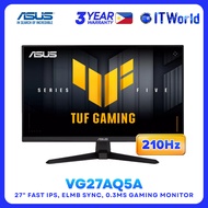ASUS TUF Gaming Monitor VG27AQ5A 27" 2560x1440 / QHD 210Hz / Fast IPS Gaming Monitor Monitor 27 Inch