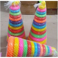 9 and 13 circle duck stacking tower