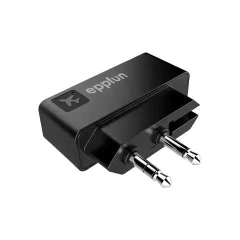 Eppfun AK3046E Pro Wireless Bluetooth 5.2 Adapter for Airplane, with Aptx HD/LL/Adaptive Transmitter