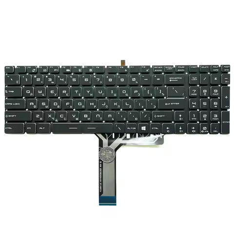 MS-17G3 US/Russian RGB Backlit Keyboard for MSI Creator 17M A9 A9SD A9SE A10 A10SD A10SE,17 A10 A10S